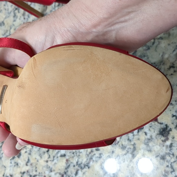 Badgley Mischka Rhinestone Sandals Sz. 8 - Picture 7 of 7